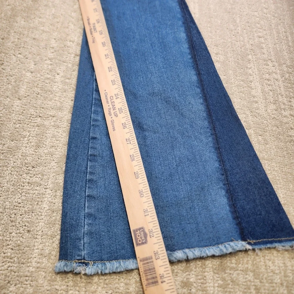 Bell Bottom Jeans Women 13 Super Flare Hi Rise Cowgirl Western Rodeo Boho NEW - Picture 8 of 11